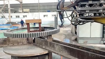 Härtungsprozess der Lagerverzahnung