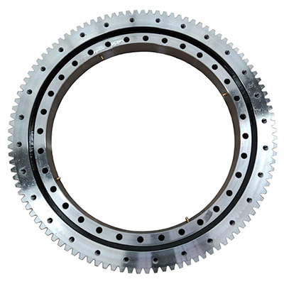 Шарикоподшипник с четырехточечным контактом, с внешней шестерней