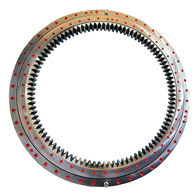 Шарикоподшипник с четырехточечным контактом, с внутренней шестерней