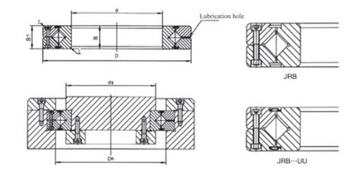 Перекрёстный роликовый подшипник серии JRB