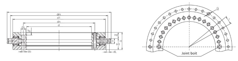 Crossed Tapered Roller Bearing