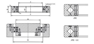 JRE Series Crossed Roller Bearing