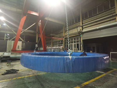 Slewing bearings with an outer diameter of 5300mm was exported to Russia